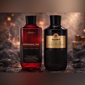 Bath & Body Works Adrenaline & Flory 3-in-1 Hair, Face, and Body Wash